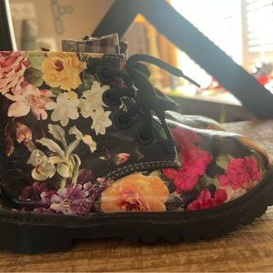 Floral boutique boots